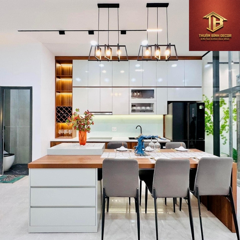 Tủ Bếp Gỗ Công Nghiệp MDF - TG01