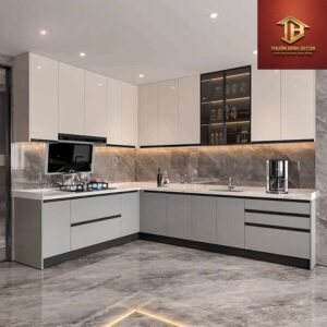 Tủ Bếp Gỗ Công Nghiệp MDF Luxury - TG06
