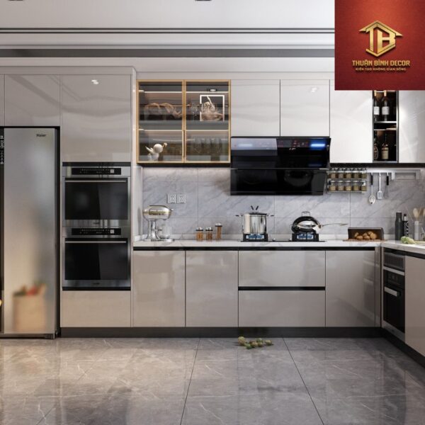 Tủ Bếp Gỗ Công Nghiệp MDF - TG08
