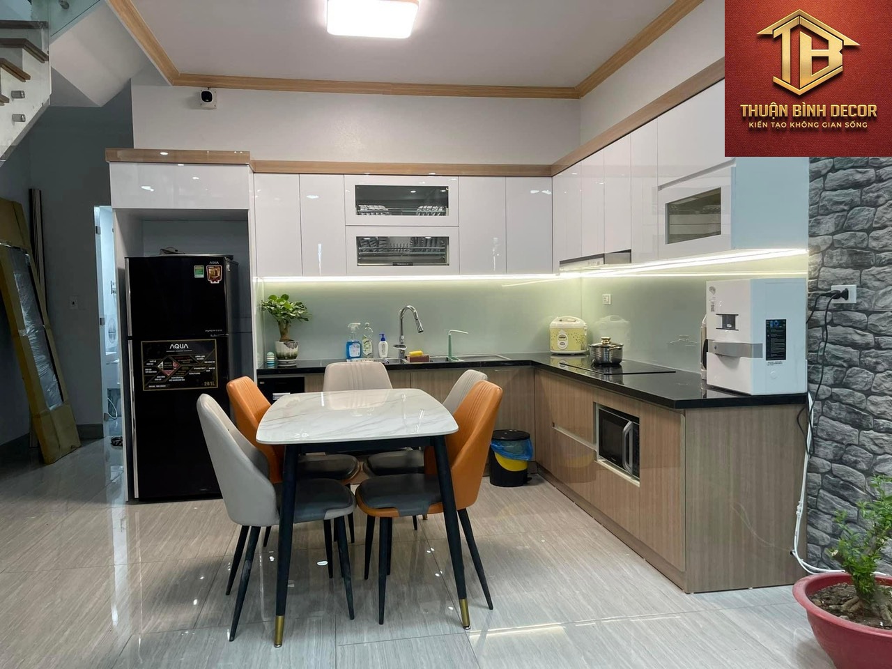 tủ bếp gỗ mdf