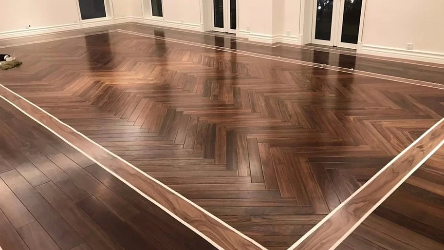 Sàn gỗ làm bằng gỗ tự nhiên