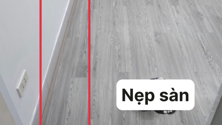 Nẹp chân tường sàn gỗ bằng gỗ tự nhiên