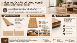 Kích thước sàn gỗ công nghiệp
